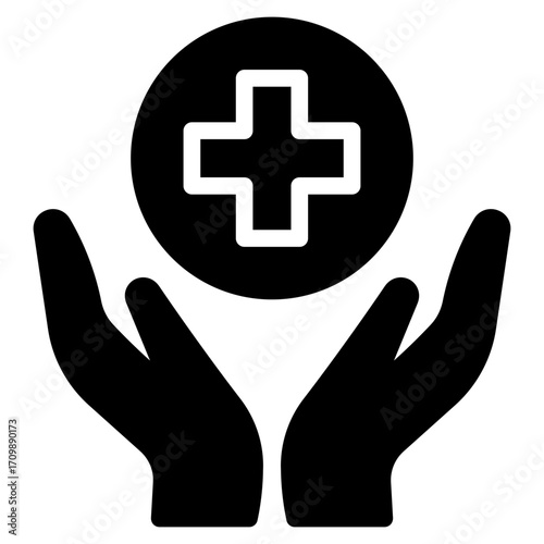 Saveness icon glyph style vector illustration	
