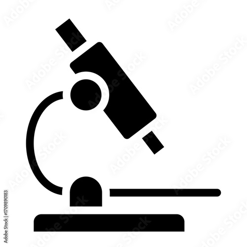 Researcher icon glyph style vector illustration	
