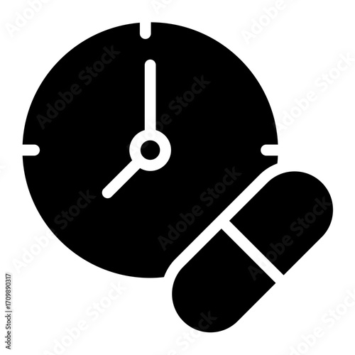 Dose   icon glyph style vector illustration	
