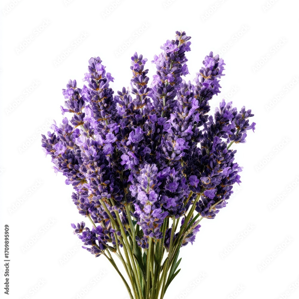 Fototapeta premium Close-up of a vibrant lavender bunch