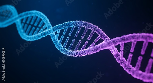 DNA Strand A Close-up Look at the Blueprint of Life - Biology, Genetics & Science