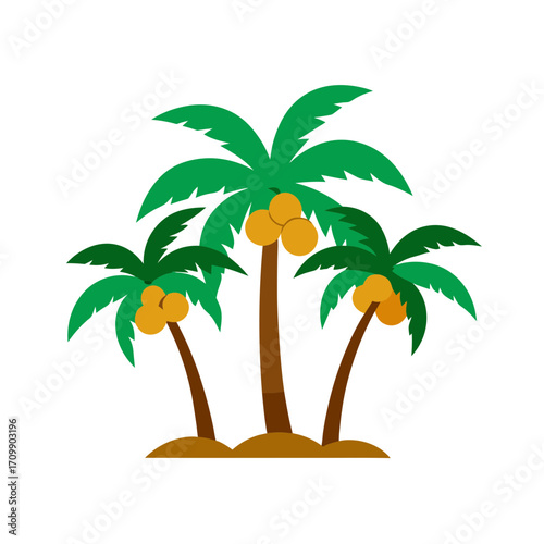 palm trees vector illustration