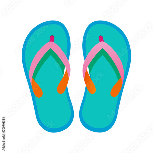 flip flops vector illustration