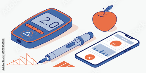 Illustration of diabetes
