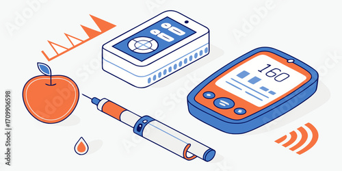 Illustration of diabetes
