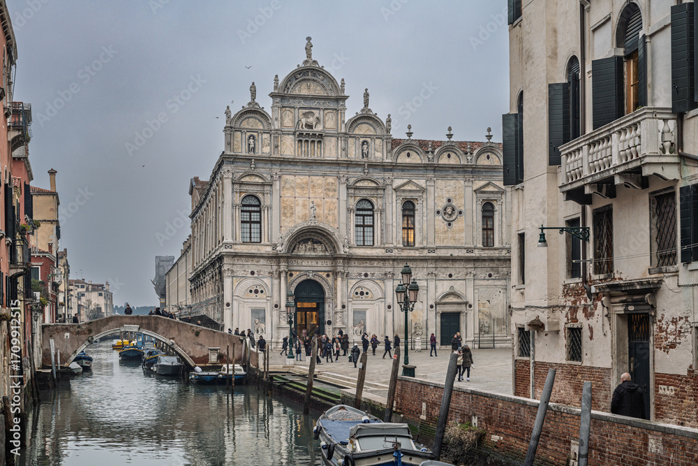 Fototapeta premium Scuola Grande di San Marco near the Ponte Cavallo in Venice