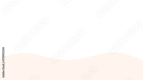 Minimalist abstract background featuring soft, wavy light pink and white shapes. Ideal for product displays, gentle branding, web design, or serene presentation templates.