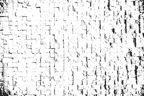 Grunge Texture Overlay, Abstract Gritty Background, Vintage Distressed Wall, Monochrome Urban Pattern