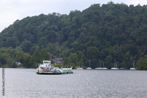 Windermere car ferry. Overcaste Day.