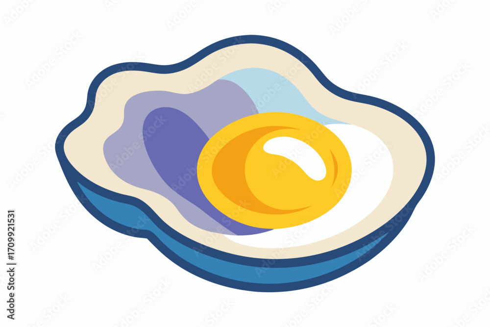 Fototapeta premium fried egg vector