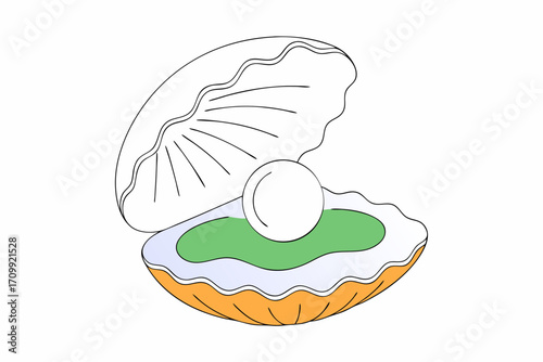 vector illustration of an apple