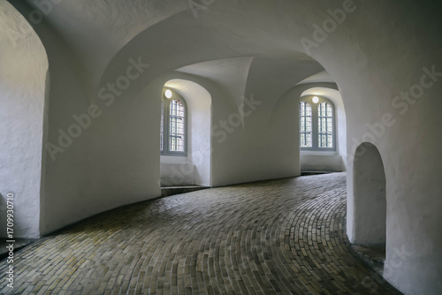 Принти на полотні Interior of the Round Tower in Copenhagen city, Denmark.