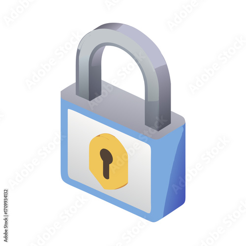 Padlock Security Vector Icon