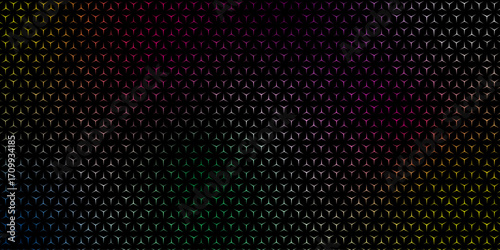 seamless geometric cubical 3D graphic design pattern. Dark Minimalist 3D Lit Transparent Cubes Grid Pattern. Cube seamless background. Vector illustration. Vector seamless geometric hexagon pattern.