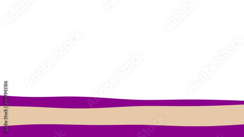 Modern abstract background with wavy purple and beige lines, ideal for graphic design, presentations, or digital marketing templates.
