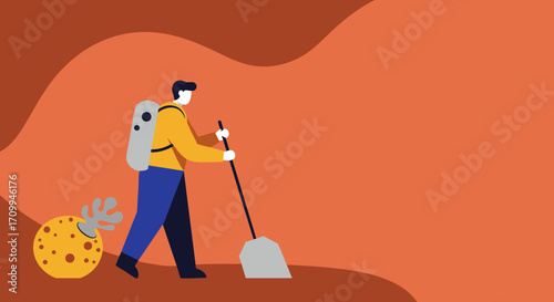 An individual uses a walking aid, symbolizing support, rehabilitation, and progress towards improved mobility and independent living. Ideal for health and wellness concepts.