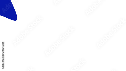 Minimalist abstract blue curve on a clean white background, creating a sleek, modern, and simple design. Ideal for graphic resources, branding, or website elements.