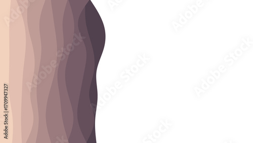 Abstract wavy vertical stripes in a soft beige to purplish-brown gradient, creating a modern and elegant graphic background with ample white space for text.