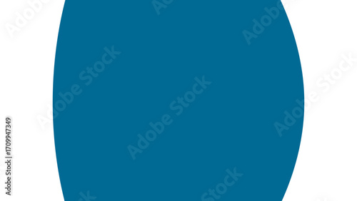 Modern abstract background with a smooth blue curved shape on a white field, offering a clean, calming, and versatile design element for various professional and creative projects.