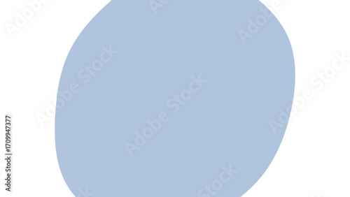 Soft blue abstract organic shape on a clean white background. A versatile minimalist graphic element for modern branding, web design, or subtle overlays.