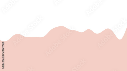 Clean, organic wavy light pink and white abstract background. Ideal for minimalist designs, beauty, cosmetic, or pastel-themed concepts.