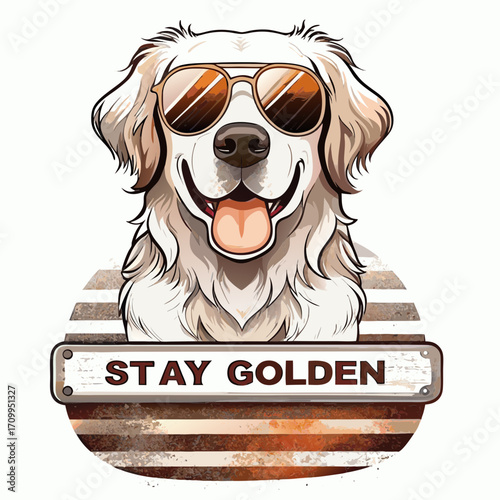 logo con un cane che indossa occhiali da sole 05