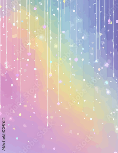 Motif vectoriel pastel doux et fluide, arrière-plan coloré arc-en-ciel