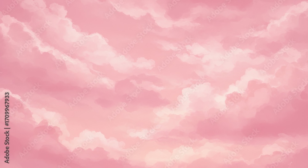 Fototapeta premium Pink Cloud Dreamscape
