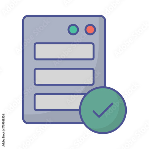 Data protection, Vector Icon which can easily modify or edit