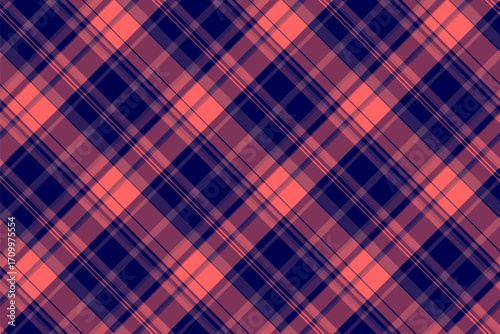 Classic tartan pattern design, featuring intersecting bands of contrasting colors. Use it for stylish backgrounds, textiles, packaging, or graphic designs.
