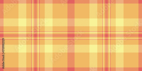 Male background plaid pattern, tailor check seamless vector. Arabic textile fabric texture tartan in amber and yellow colors.