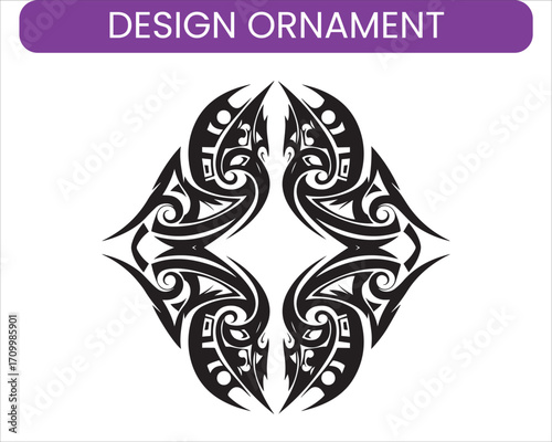Hand-Drawn Vintage Ornament Border Design