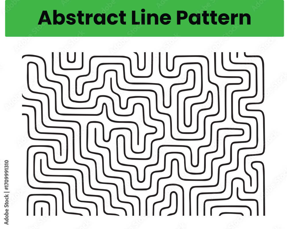 Obraz premium Dynamic Wave Lines – Abstract Line Pattern in Gradient Shades