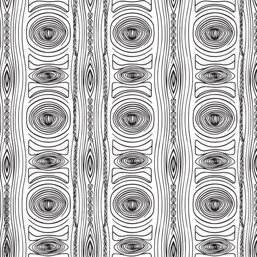 Abstract Wood Grain Effect with Concentric Eye-like Forms