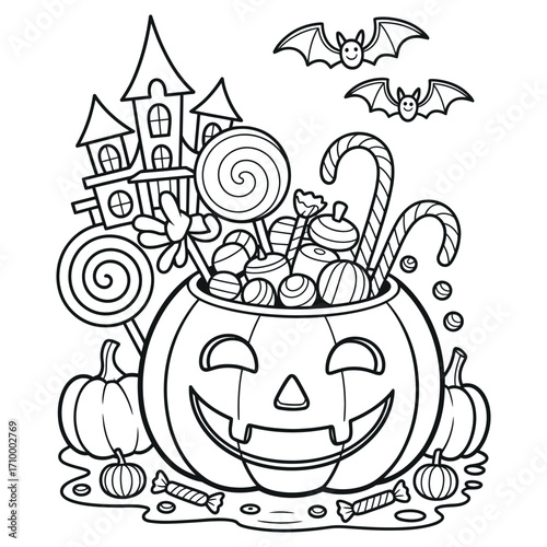 Fun halloween coloring book for kids featuring spooky characters and festive scenes perfect for young artists to decorate