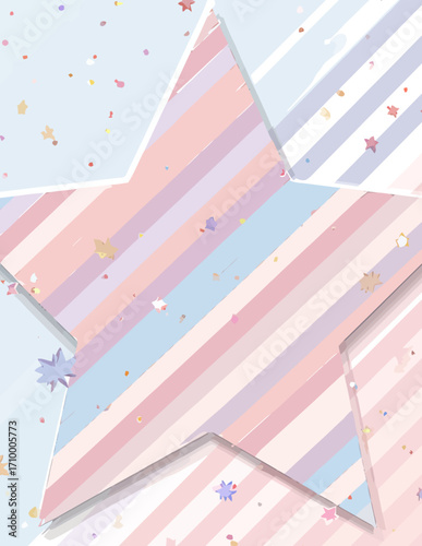 Fond vectoriel pastel doux, lignes diagonales, motifs géométriques