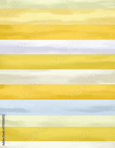 Rayures horizontales vectorielles, style aquarelle, tons pastel