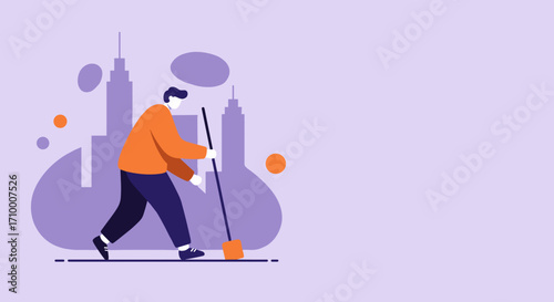 Focused person multitasking with laptop and smartphone, illustrating remote work, digital communication, and online productivity in a modern lifestyle.