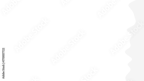 Clean white background with a subtle, wavy light gray abstract element on the right side, ideal for digital design, presentations, or minimalist branding.