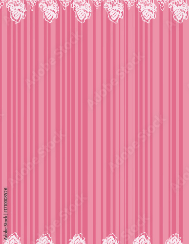 Fond rose pâle à lignes verticales, style vectoriel doux