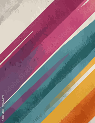 Composition abstraite de lignes diagonales et de textures
