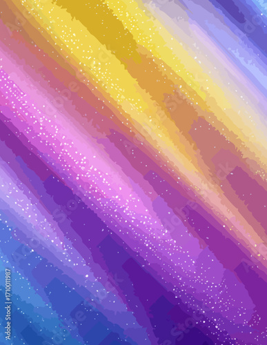 Fond abstrait vectoriel : lignes diagonales pastel et étincelantes