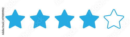 bule rating stars