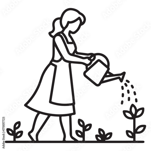 Gardener Horticulturist Landscaper Plant Care Cultivation Growing Green Thumb Nature