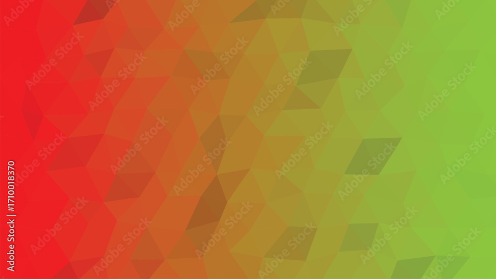 Obraz premium Abstract geometric background with red and orange gradient polygon shapes