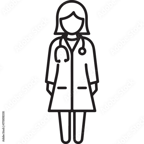 Medical Doctor Female Physician Healthcare Professional Clinical Practice Hospital