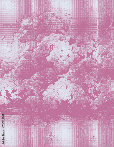 Padrão abstrato rosa suave em estilo vetorial