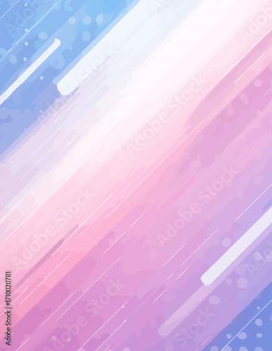 Abstração Vibrante em Estilo Vetorial: Degradê Suave de Rosa, Lilás e Azul