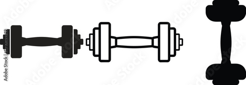 Dumbbell weights for fitness exercise training and bodybuilding