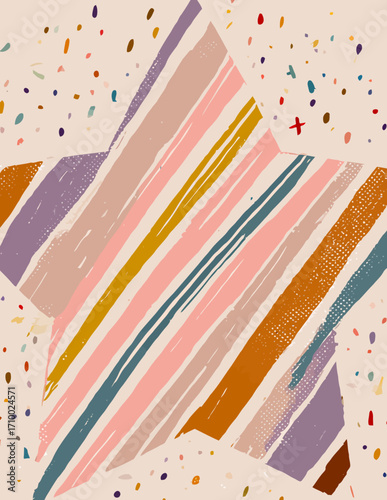 Fundo Texturizado em Tons Pastel com Linhas Diagonais Abstrato